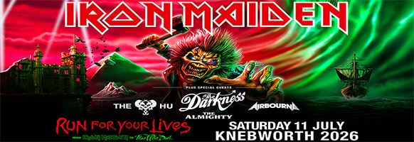 Iron Maiden Knebworth 11 July 2026